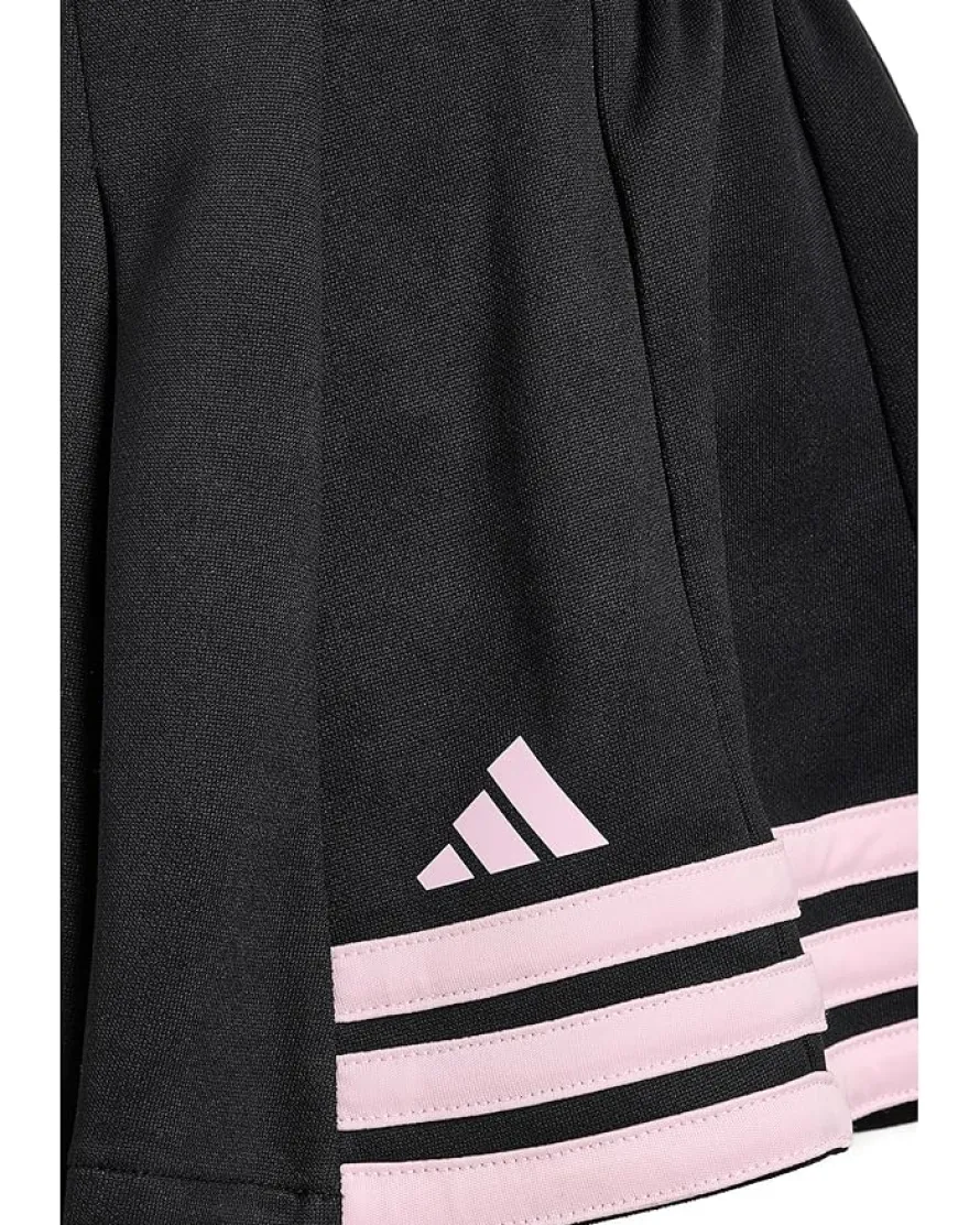 adidas Kids Box Tee Pleated Skort Set (Toddler/Little Kid)
