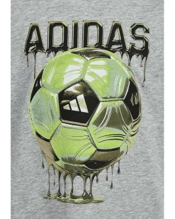 adidas Kids Heather Color-Block Shorts Set (Toddler/Little Kid)