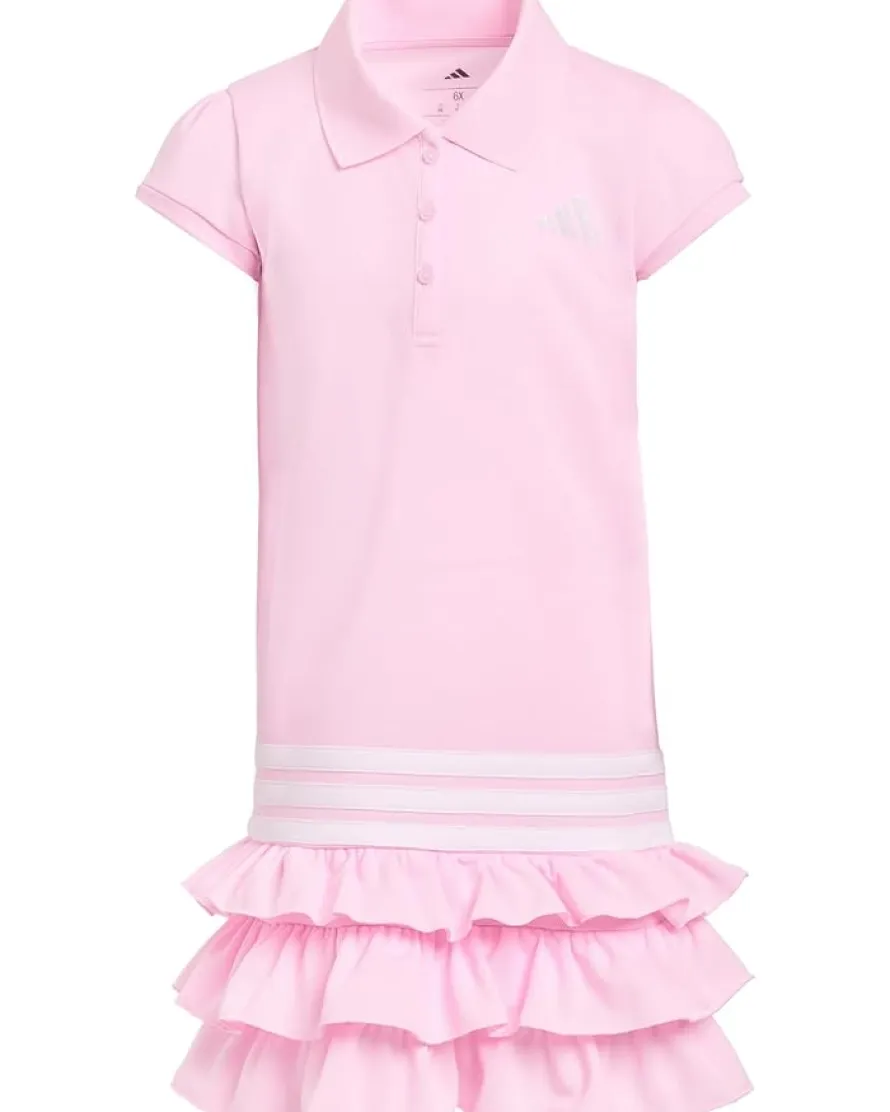 adidas Kids Ruffle Polo Dress (Toddler/Little Kids)