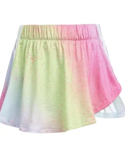 adidas Kids Sleeveless Box Tee Aop Faux Wrap Skort Set (Toddler/Little Kid)