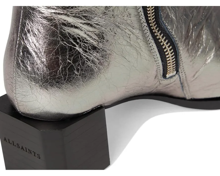 AllSaints Avril Metallic Boots Women's