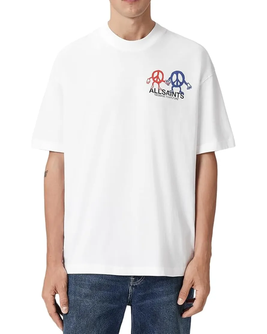 AllSaints Bedfellow Short Sleeve Crew Men's