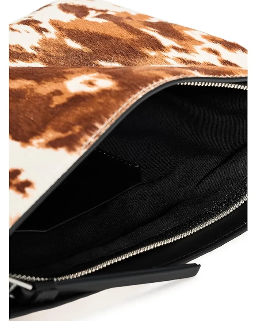 AllSaints Bettina Cow Clutch