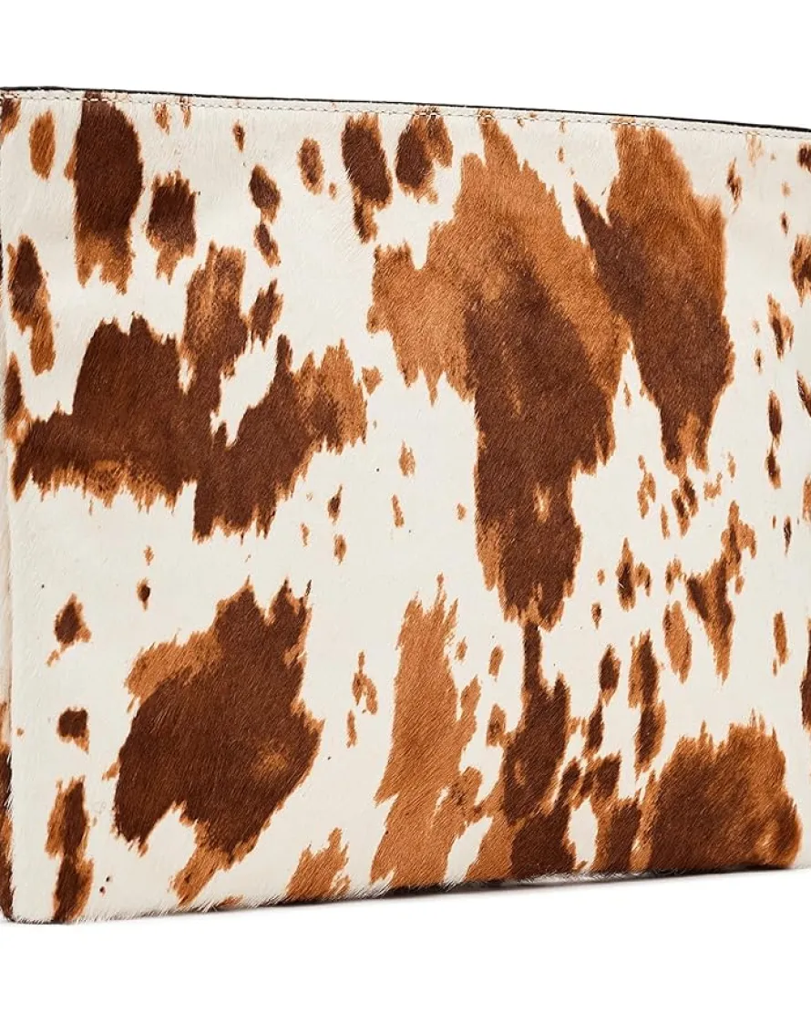 AllSaints Bettina Cow Clutch