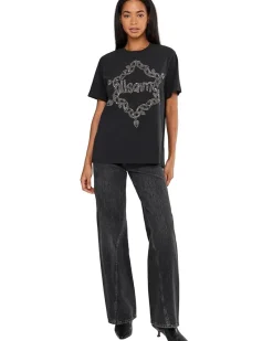 AllSaints Drip Emb Bf Tee Women's