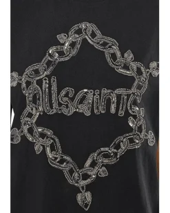AllSaints Drip Emb Bf Tee Women's