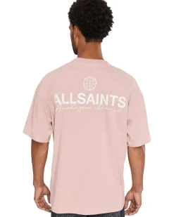 AllSaints Emblem Short Sleeve Crew Men's