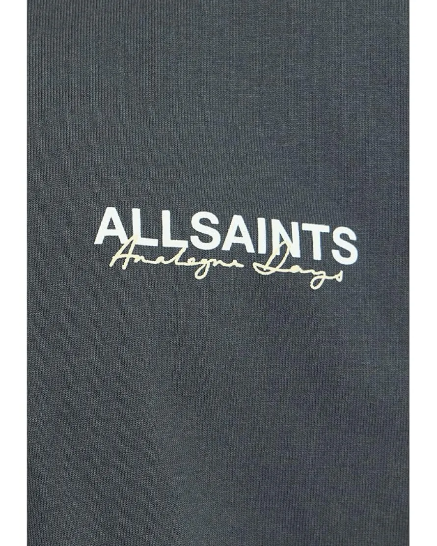 AllSaints Emblem Short Sleeve Crew Men's