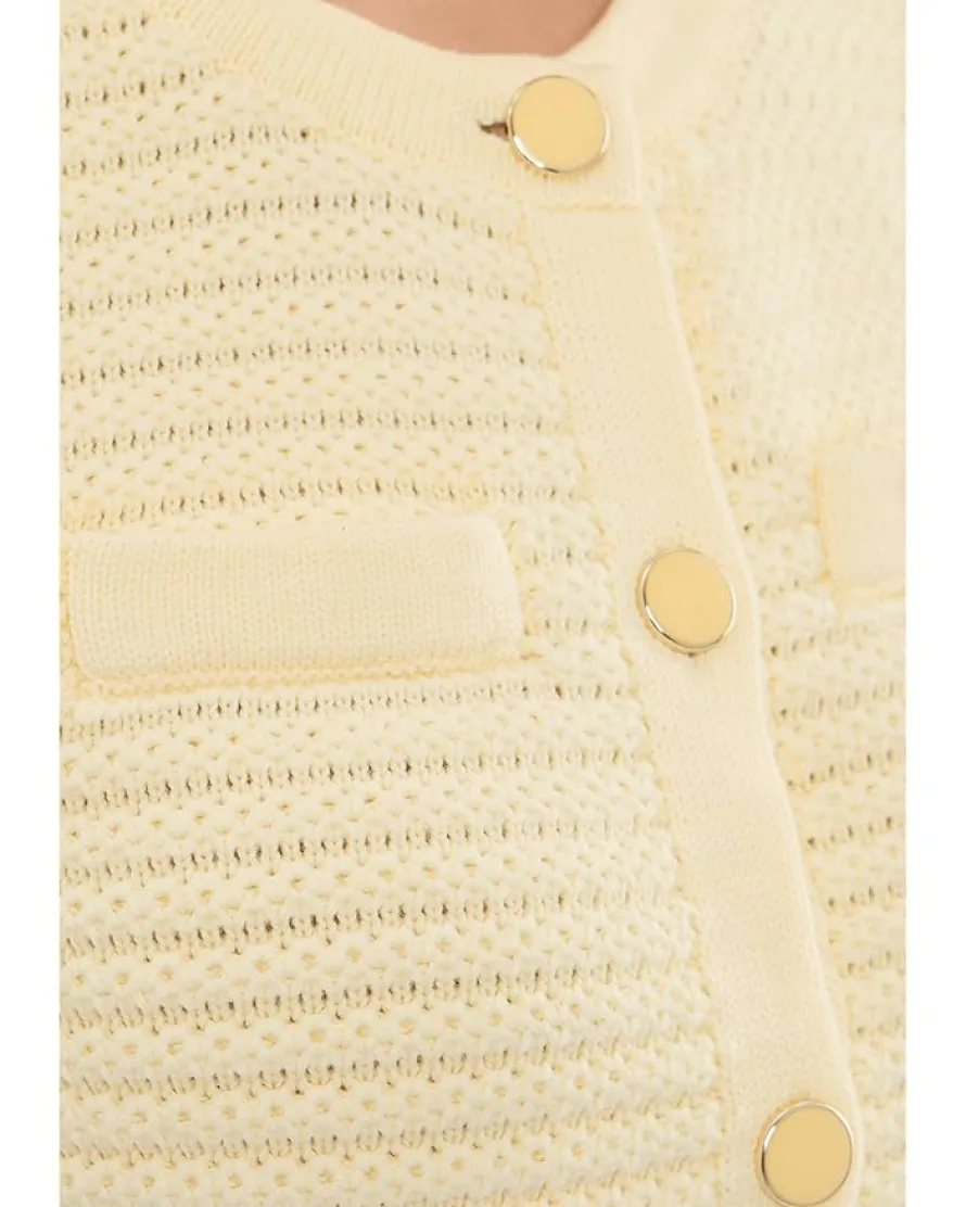525 america Jayme Button Through Textured Vest Women's
