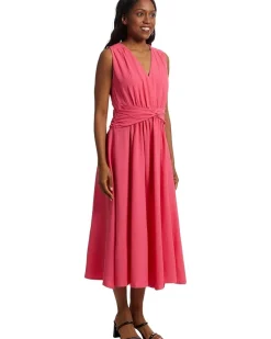 Calvin Klein Gauze Twist Front Aline Women's