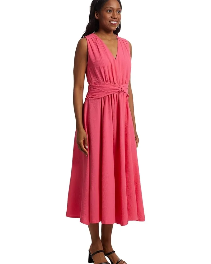 Calvin Klein Gauze Twist Front Aline Women's