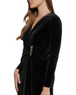 Calvin Klein Velvet Bar Dress Women's