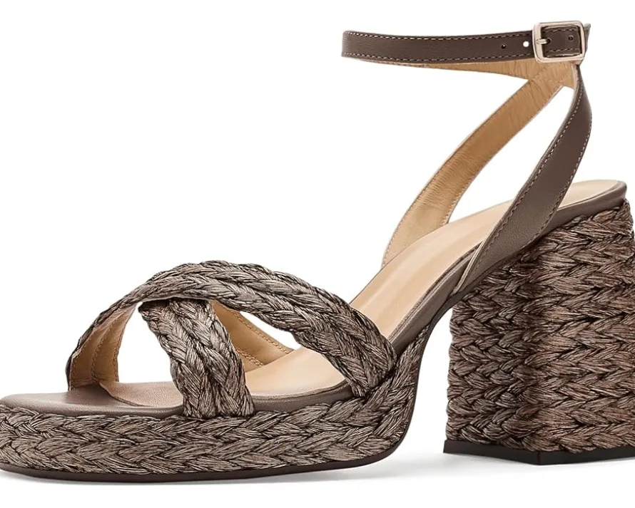 CASTANER Valeriette Raffia Sandals Women's