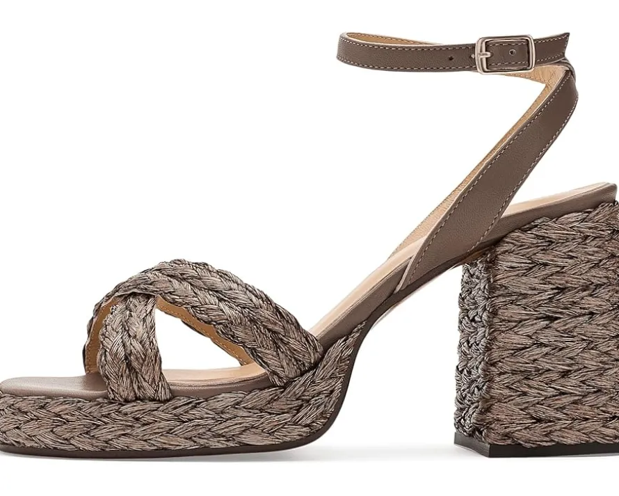 CASTANER Valeriette Raffia Sandals Women's