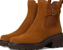 Cole Haan Shibley Waterproof Lug Buckle Booties Women's