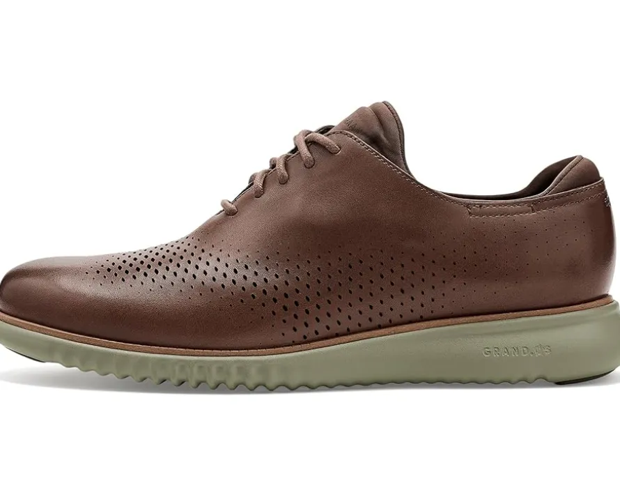 Cole Haan 2.Zerogrand Casual Lightweight Leather Laser Wing Tip Oxfords Men's