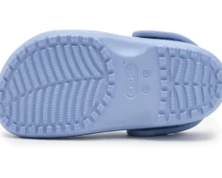 Crocs Kids Classic Clogs with Floral Cut Out Design (Toddler)