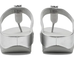 FitFlop Fino Pearls-and-crystal Toe-post Sandals Women's