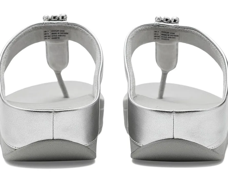 FitFlop Fino Pearls-and-crystal Toe-post Sandals Women's