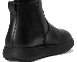 FitFlop Iq-comff Leather Zip Ankle Boots Women's