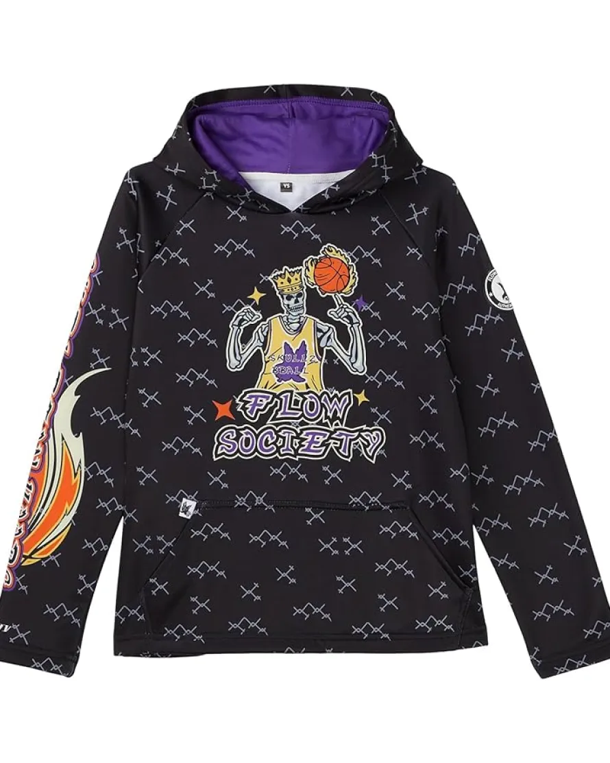 FLOW SOCIETY Youth Skeleton Hoops Basketball Hoodie (Little Kid/Big Kid)