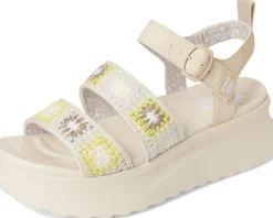Hey Dude Delray Buckle Cottage Crochet Women's