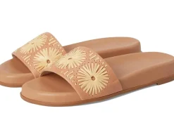 Jack Rogers Somerset Slide - Nappa/Raffia Women's