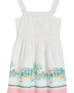 Janie and Jack Border Print Dress (Toddler/Little Kid/Big Kid)