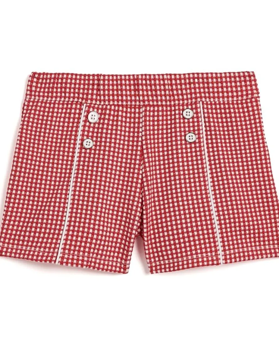 Janie and Jack Gingham Jacquard Shorts (Infant/Toddler/Little Kid/Big Kid)