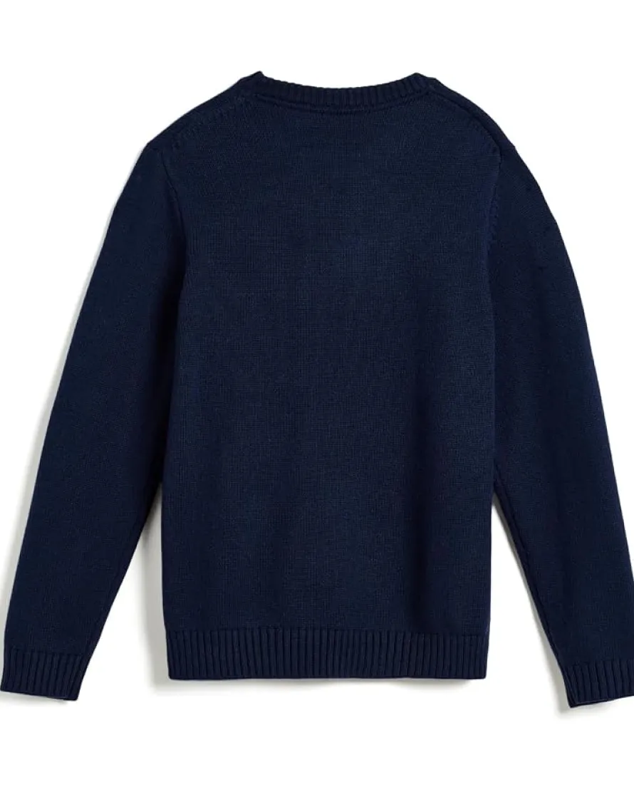 Janie and Jack Intarsia Flag Sweater (Infant/Toddler/Little Kid/Big Kid)