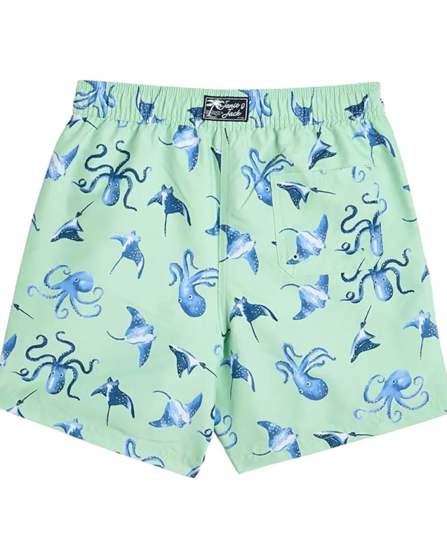 Janie and Jack Printed Swim Trunk (Infant/Toddler/Little Kid/Big Kid)