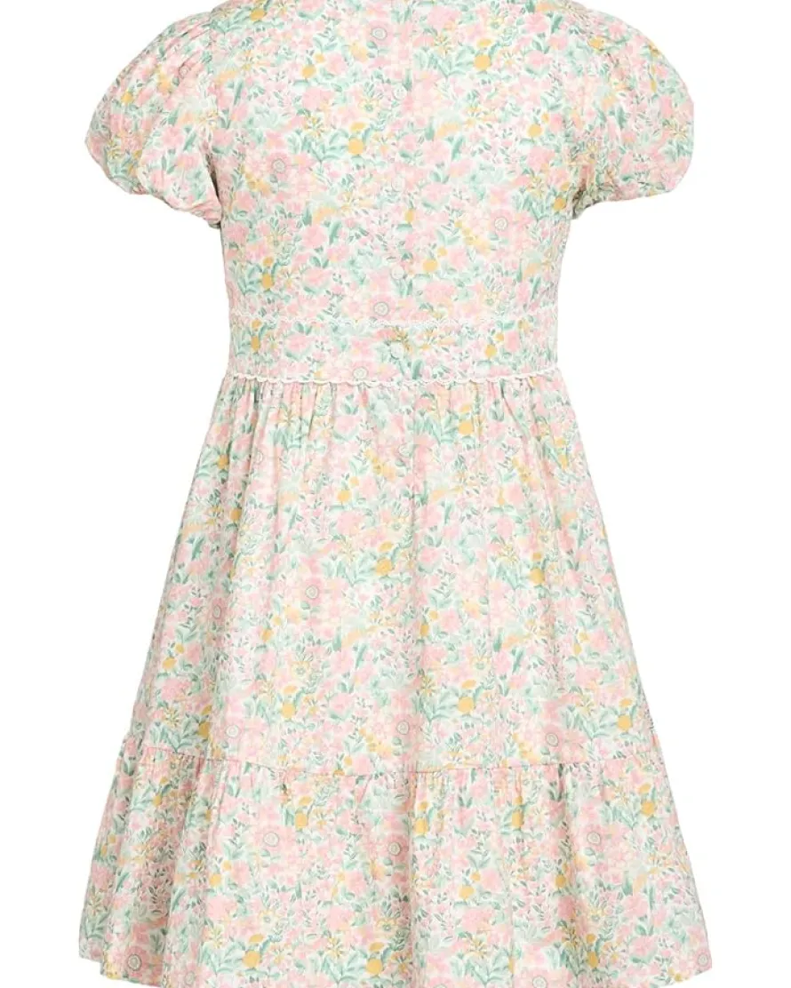 Janie and Jack Puff Sleeve Dress (Toddler/Little Kids/Big Kids)
