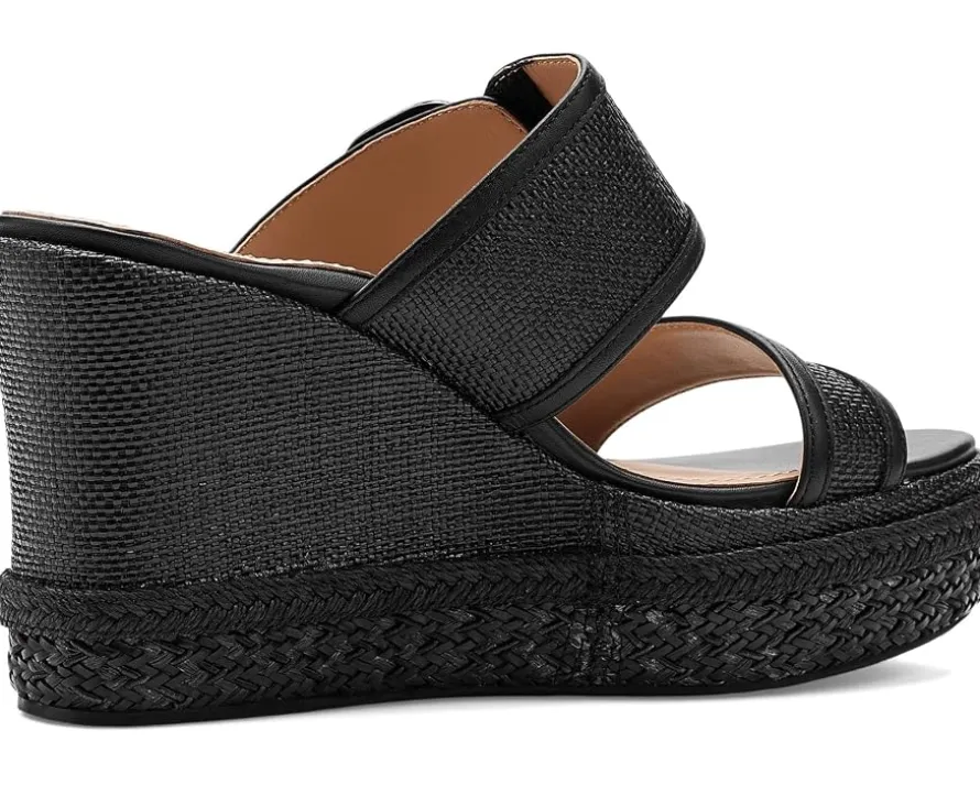Johnston & Murphy Addison Buckle Strap Wedge Women's