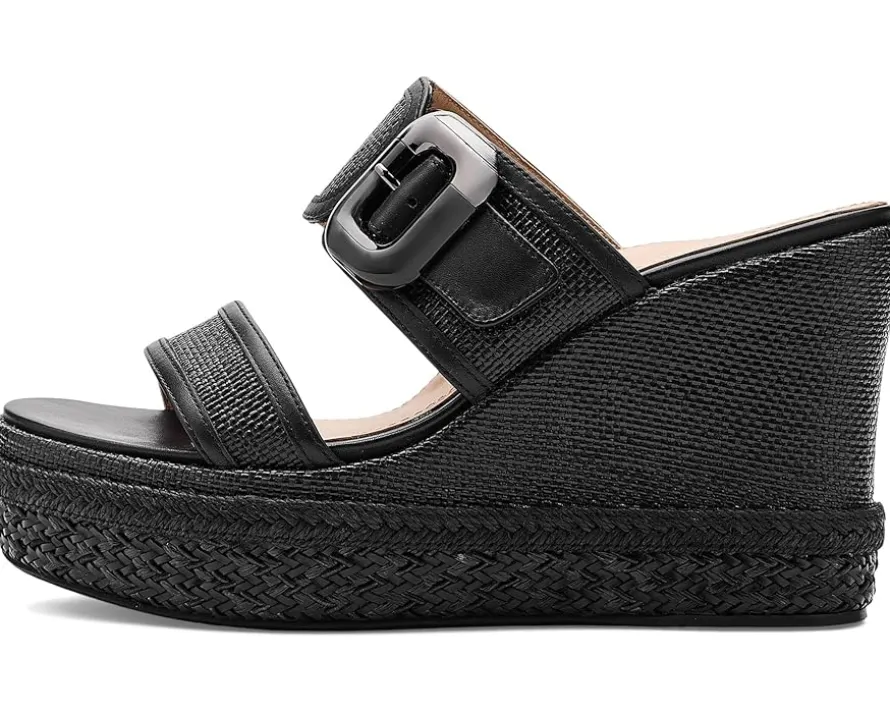 Johnston & Murphy Addison Buckle Strap Wedge Women's