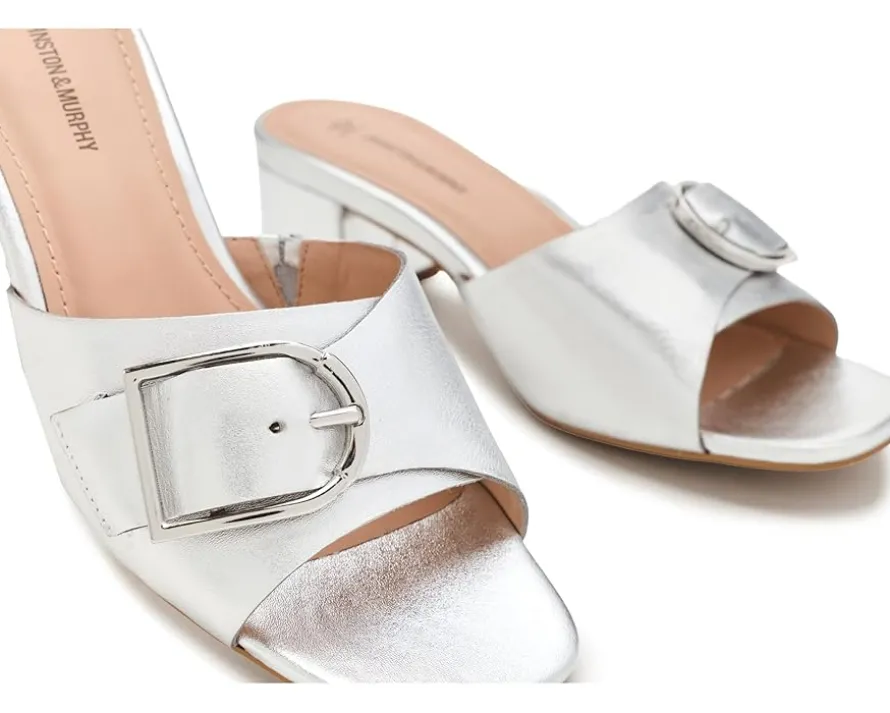 Johnston & Murphy Edith Buckle Slide Women's