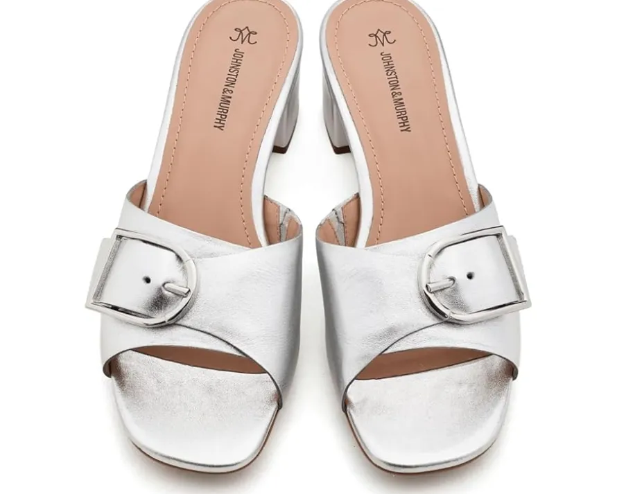 Johnston & Murphy Edith Buckle Slide Women's