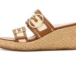 Johnston & Murphy Mallory Double Buckle Wedge Women's