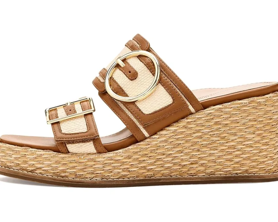 Johnston & Murphy Mallory Double Buckle Wedge Women's