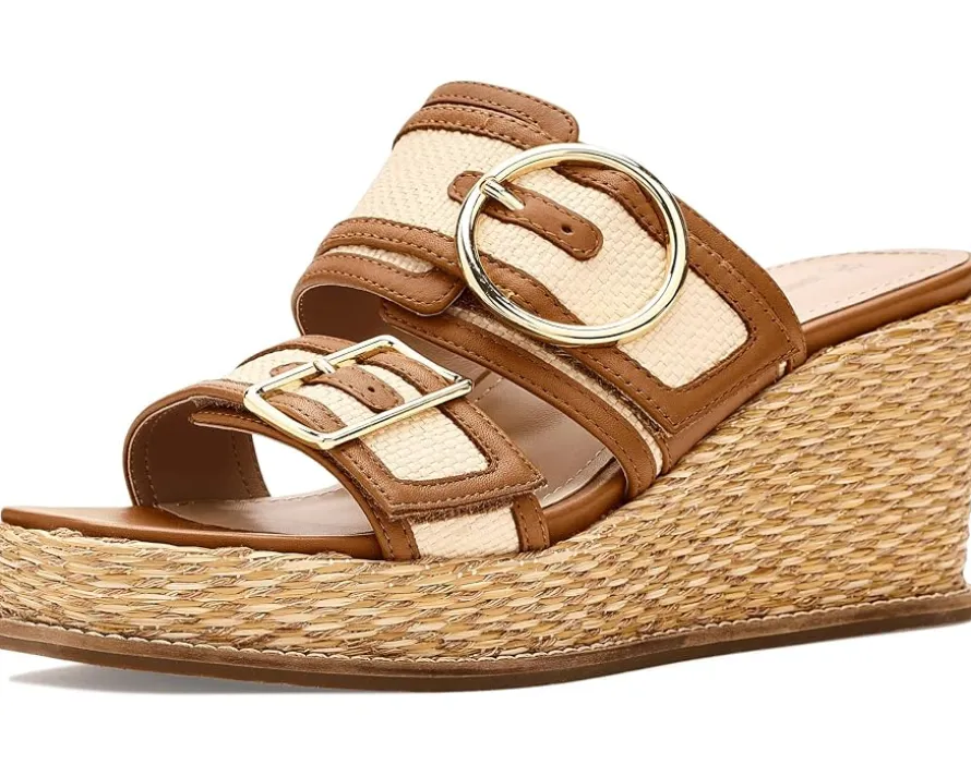 Johnston & Murphy Mallory Double Buckle Wedge Women's