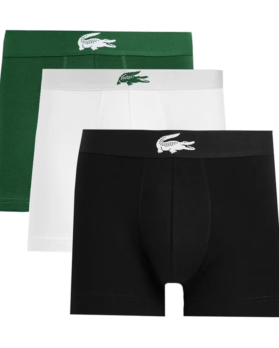 Lacoste 3-Pack Stretch Jersey Trunks Men's