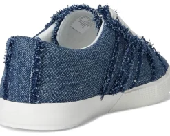 Lauren Ralph Lauren Janson Frayed Denim Sneakers Women's