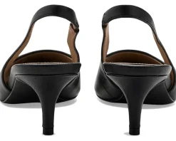 Lauren Ralph Lauren Lolah II Leather Slingback Pumps Women's