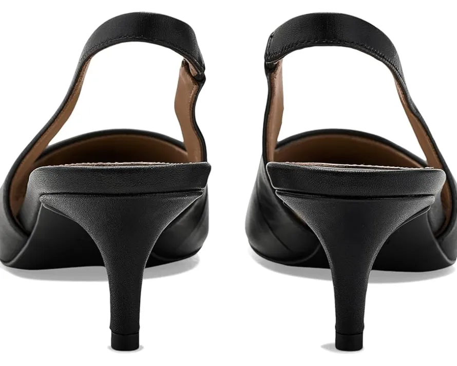 Lauren Ralph Lauren Lolah II Leather Slingback Pumps Women's