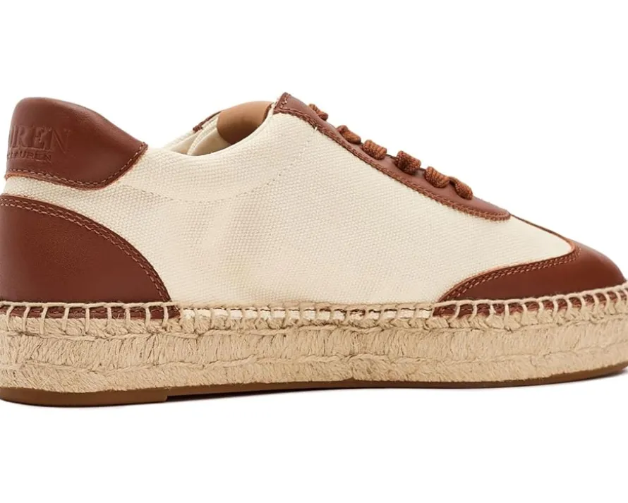 Lauren Ralph Lauren Luize Canvas & Nappa Espadrille Sneakers Women's