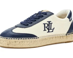 Lauren Ralph Lauren Luize Canvas & Nappa Espadrille Sneakers Women's