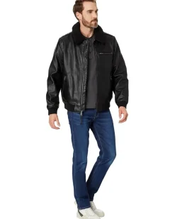 Levi's® Faux Leather Bomber Jacket Men's