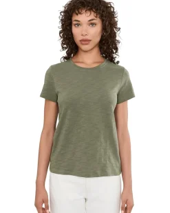 Lilla P Short Sleeve Back Seam Crew Neck Women's