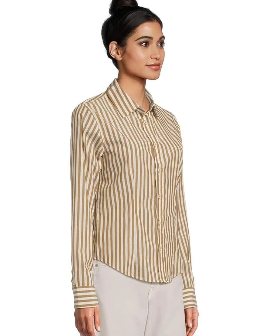 Lilla P Slim Fit Button-Down Women's