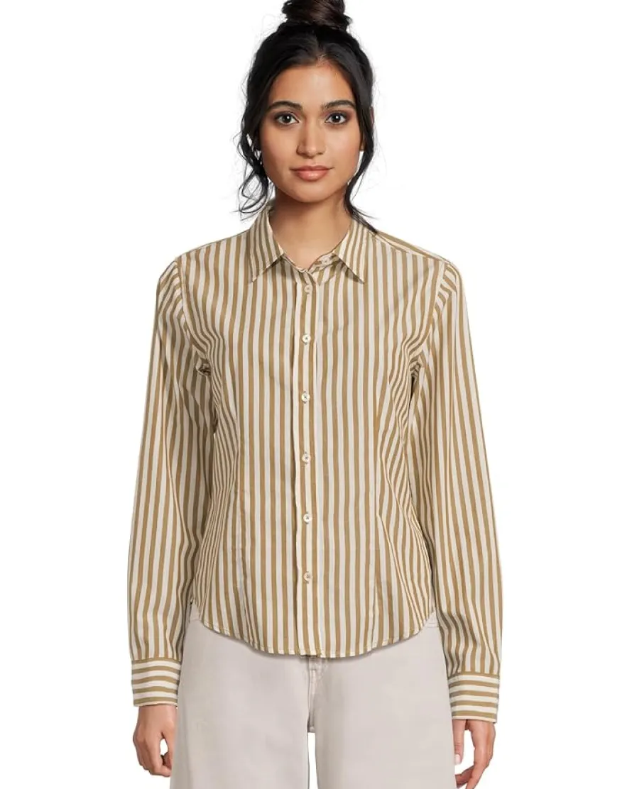 Lilla P Slim Fit Button-Down Women's