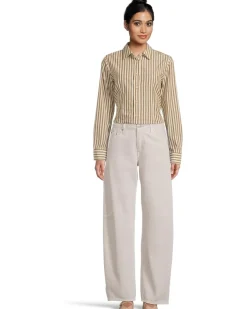 Lilla P Slim Fit Button-Down Women's